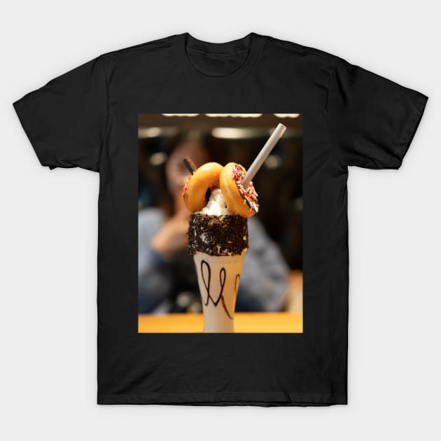 Ice Cream Shake T-Shirt by NoMonkeyB